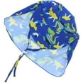 thumbnail image 4 of Chapeau de Bain Protection Solaire Protection UV Intégrale à Rabat pour Enfants (Bleu), 4 of 8