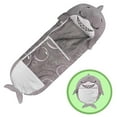 thumbnail image 2 of Soft Cozy Animal Dinosaur Bedding Kids Sleeping Bag Stuffed ,white, 2 of 5