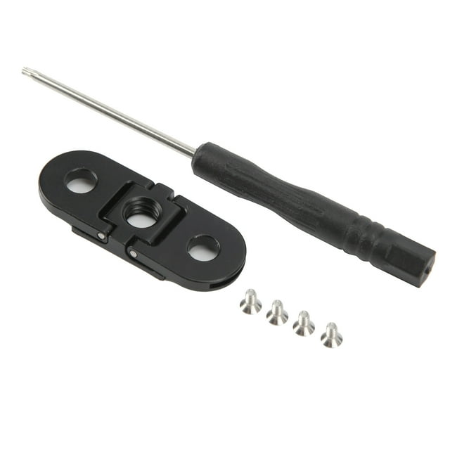 Action Camera Adapter Mount Base with 1/4in Screw Hole Folding Fingers for 9/MAX