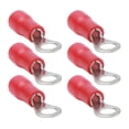 thumbnail image 1 of 100Pcs Pre Insulated  Crimp Terminals, Copper PVC Wire Connector, AWG 22 16, with Tin Plating, for Electrical Machinery, 1 of 7