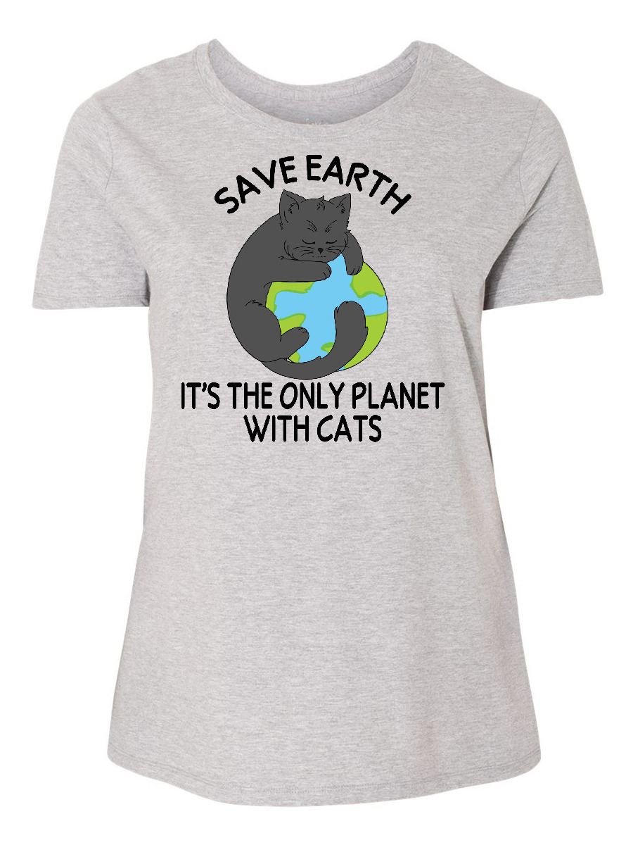 INKtastic Save Earth It's the Only with Cats with Black Cat