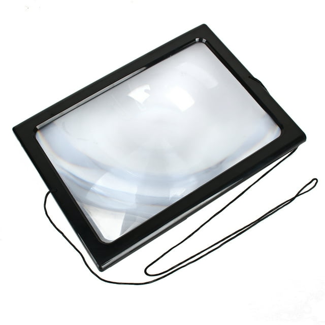 Reading Magnifying Glass, Easy For Carrying Full Page Magnifying Glass Reading Magnifier Glass Crafts Sewing Handheld Hands-Free Magnifier For Seniors