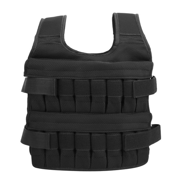 GoZone 10lb Weighted Vest – Black/Grey, With reflective safety