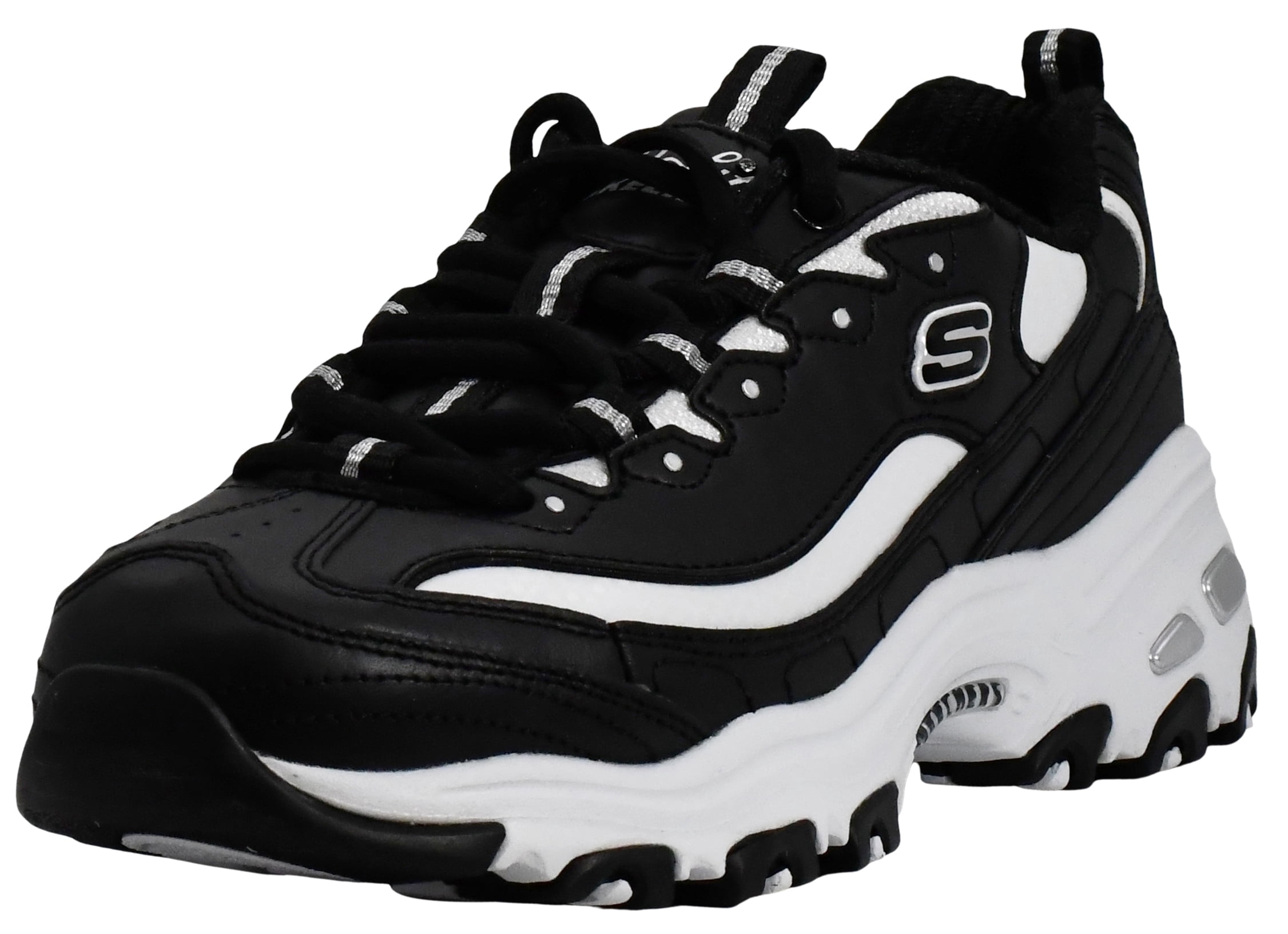 Skechers Sneakers for Women's, D'lites Fresh Start Memory Foam Lightweight Lace-Up Walking Shoes