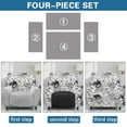 thumbnail image 6 of LedBack Spider Print Stretch Recliner Covers Washable Recliner Chair Cover 4 Pieces Reclining Slipcovers for Pets Easy to Install Furniture Protector, 6 of 8