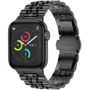 Tasikar Bracelet Compatible with Apple Watch Band 45mm 44mm 42mm, Women Men Stainless Steel Replacement Strap