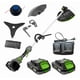 thumbnail image 1 of Desbrozadora Orilladora O Wiro Inalámbrica 450w 40v Doble Bateria Motor Brushless Nitro, 1 of 4