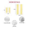 thumbnail image 7 of Lemon Yellow White Kitchen Dish Towels for Drying Dishes Set of 2, Gradient Vertical Stripes Geometric Waffle Weave Microfiber Hand Tea Bathroom Towels Quick Dry & Absorbent Towel 12x12, 7 of 7