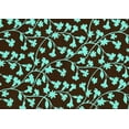 thumbnail image 1 of Ahgly Company Indoor Rectangle Oriental Turquoise Blue Industrial Area Rugs, 6' x 9', 1 of 4