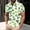 Green(New)D, variant on PNTUTB St. Patrick's Day Men's Fashion Print Collared Button Down Pullover Casual Short Sleeve Blouse