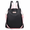 thumbnail image 3 of Mochila Oxford de alta calidad para mujer, mochila negra y gris, nueva mochila escolar de diseño para mujer, bolso de hombro impermeable para viajes y ocio, 3 of 5