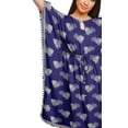 thumbnail image 4 of Moomaya Short Caftan Cover Up Dress Printed Women Kaftan Beachwear Cover Up, 4 of 6