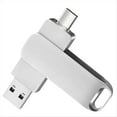 thumbnail image 1 of Memoria USB Metálica Tipo C de 128 GB, Resistente Al Agua, Ideal Como Regalo de Empresa., 1 of 5
