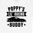 thumbnail image 4 of Inktastic Poppy's Lil' Racing Buddy with Car Silhouette Boys or Girls Baby Bodysuit, 4 of 5