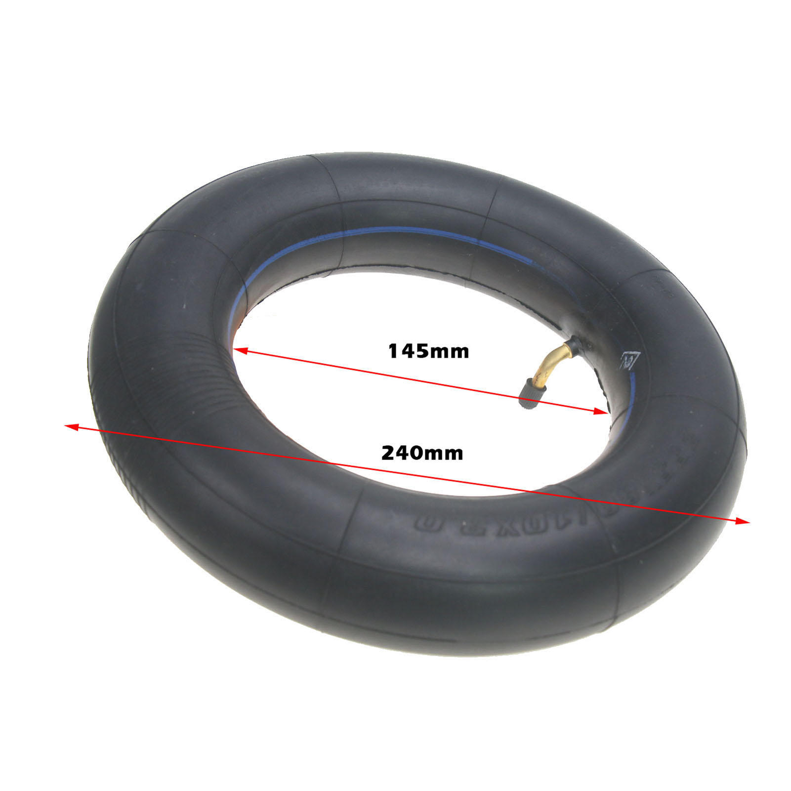 Thickened 10 * 3 Inner Tube Electric Scooter Tire 255 * 80 Inner Tube Suitable for 90/65-6.5 and 80/65-6.5 Tires 240mm Diameter Tire Electric Skateboard Inner Tube - image 4 of 5