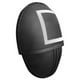 thumbnail image 4 of Squid Game Black Mask Cosplay Casco Máscaras Halloween Props,triangular Afortunado Sencillez, 4 of 5