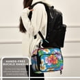 thumbnail image 6 of Vibrant Hawaiian Florals Insulated Lunch Bag Portable Cooler Bag Mommy Bag Large Capacity 6L, 6 of 9