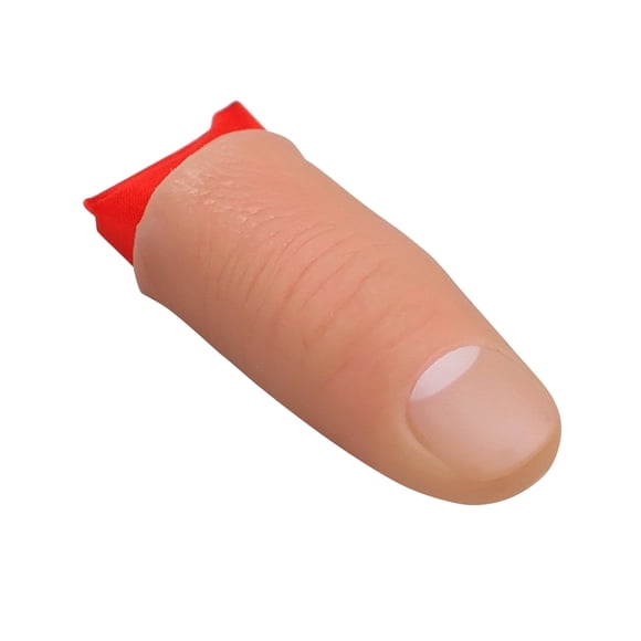 XFGOU Magic Fingers Toys and Hobbies Bar With Red Toy Tip Cloth Thumb Thumb Shows For Stage Silk Tool Props Party Home Soft Plastic Magician Trick Training Finger Puppets Finger Puppets
