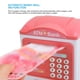 thumbnail image 5 of Atm Piggy Bank Caja De Dinero Electrónica Alimentada Por Batería Contraseña Y Bloqueo De Huellas Dactilares Desplazamiento Automático Papel Dinero Banco De Almacenamiento De Monedas Para Niños Y Niñas Speravity HA027503-02, 5 of 6