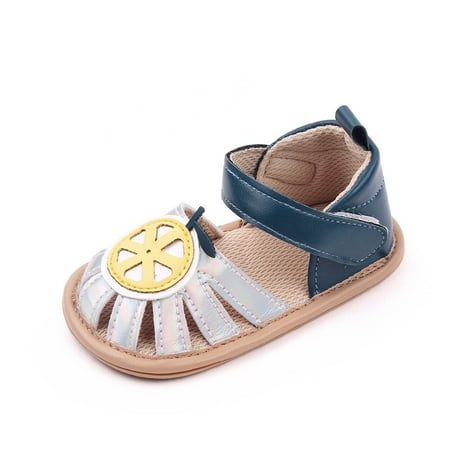 

niuredltd boys girls baby summer sneakers cute fruit design walking sandals flat botto shoes size 13