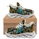 thumbnail image 1 of Zapatos casuales para mujer, moda africana, estampado de tótem tribal, zapatillas para exteriores, ligeras y cómodas, zapatos deportivos para fitness., 1 of 6