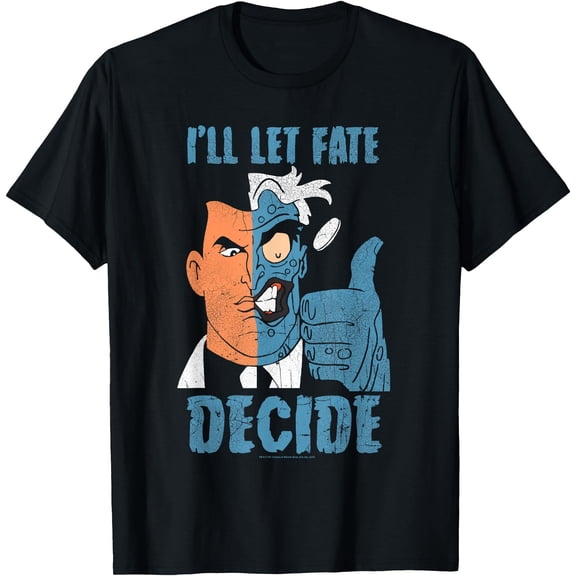 Batman: Animated Series Two-Face Fate Decide Unisex T-Shirt for Men Women, Comic gift tee