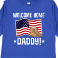 thumbnail image 4 of Inktastic Military Dad Welcome Home USA Flag Boys or Girls Long Sleeve Toddler T-Shirt, 4 of 5