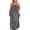 Grey, variant on Womens Plus Size Backless Cami Dress Summer Maternity Dress Oversized Maxi Dresses Sleeveless Spaghetti Strap House Dress Cover Up