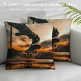 thumbnail image 3 of Orinice Skateboard Graphic Decorative Cushion Throw Pillow Cover for Home Couch Living Room Bed Sofa, Aesthetic Style, 1PC 18x18in, 3 of 5