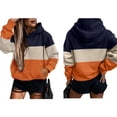 thumbnail image 1 of Sudadera con Capucha de Larga con Estampado de Leopardo de Gran Tamaño para Mujer y Hombre, Estilo Y2K Naranja XXL, 1 of 5