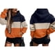 thumbnail image 1 of Sudadera con Capucha de Larga con Estampado de Leopardo de Gran Tamaño para Mujer y Hombre, Estilo Y2K Naranja L, 1 of 5