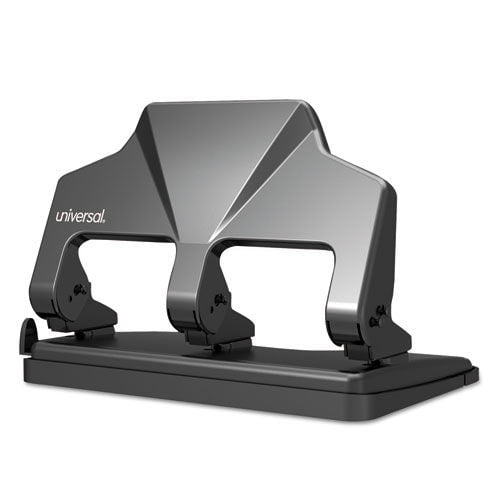 30 Sheet Capacity Power Assist Three Hole Punch - Black