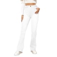 thumbnail image 6 of Wutalume High Waisted Jeans for Women Retro Wide Leg Straight Cut, Vintage Wash Denim Pants for Street Style Fashion,White M, 6 of 6