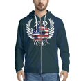 thumbnail image 1 of 2022 Qatar Football World Cup Zip Hooded Sweater Netherlands Spain Brazil Fans Cheering Jacket, 1 of 5