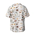 thumbnail image 7 of Kdxio Men's Hawaiian Shirt for Men Short Sleeve Shirt Outdoor Living Summer Casual Holiday Beach Button Down T-Shirts, 7 of 7