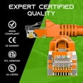 thumbnail image 2 of GearIT Pre-Terminated Cat 6 Ethernet Cables for Home & Office Network, Orange 10-ft 10 Pack, 2 of 8