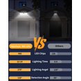 thumbnail image 4 of Luces solares de seguridad DijiuGoya 466 LED 4000 lm 270° - Paquete de 2, 4 of 8