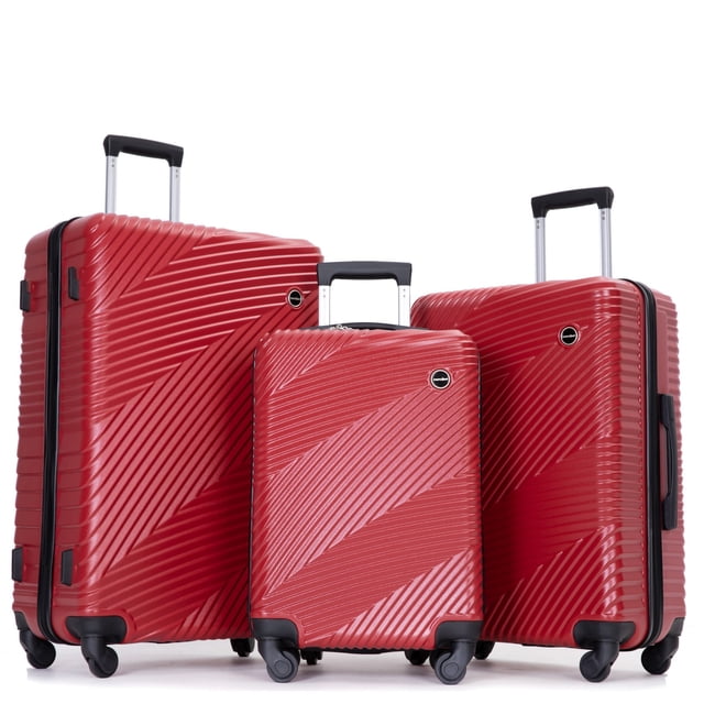 Set Juego de 3 Maletas Rigidas 20 24 y 28 Pulgadas Ultraresistentes con ruedas giratorias
