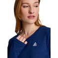 thumbnail image 4 of Reebok Women's and Women's Plus Legacy Core Knit Performance Long Sleeve Shirt, Sizes XS-4X, 4 of 6