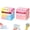 2pcs-d, variant on Transparent Pull Out Sticky Notes Roll Monster Pattern Self Adhesive Memo Pads 105 Sheets Office Home Study
