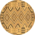 thumbnail image 1 of Ahgly Company Indoor Round Persian Brown Traditional Area Rugs, 3' Round, 1 of 4