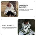 thumbnail image 3 of 3 Pcs Aluminum Foil Emergency Blanket Warm Space Blankets Outdoor Thermal Supplies, 3 of 6
