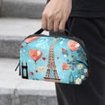 thumbnail image 2 of Valentine's Day Digital Bag Organizer Travel Case with Oxford Fabric Waterproof Material - 5.9x9.44x3.14 in - Storage Pouch Small Box Organizer Storage Container Small Storage Bag Pouch Case, 2 of 6