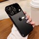 thumbnail image 1 of Funda De Teléfono Transparente Duro De Lente De Vidrio Para iPhone 11 12 13 14 Pro Max Protector De Cámara Parachoques, 1 of 3