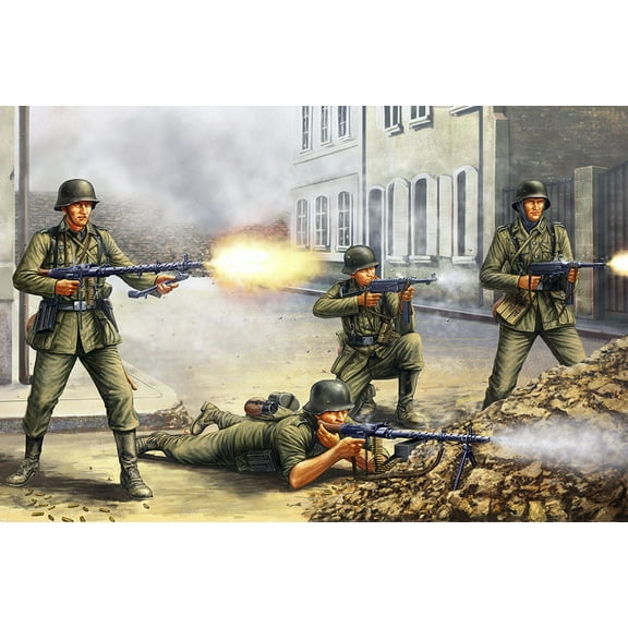 HobbyBoss 84416 German Infantry 'The Barrage Wall' 1/35 Scale Model Figures