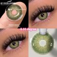 thumbnail image 1 of (-1.00 ~-8.00) Lente De Contacto De Color De Miopía Lentes Grado 2 Piezas Para Gafas Cosméticas Naturales Recetadas Dioptrías Anuales Gao Jiahui  unisex, 1 of 2