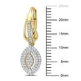 thumbnail image 2 of Everly Women's Diamond 10k Yellow Gold Earrings, 2 of 4