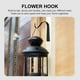 thumbnail image 4 of FELTECHELECTR 4Ud Gancho Para Colgar Macetas Negro De Hierro Para Uso En Jardín Y, 4 of 8