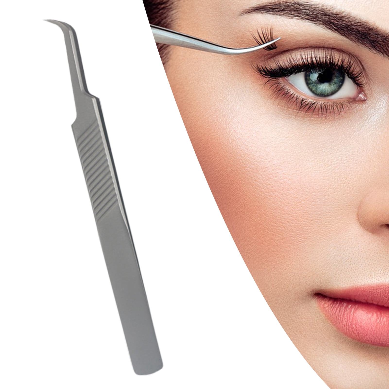 CherryHome Eyelash Applicator Tool Precision Eyelash Tweezers Antislip
