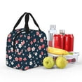 thumbnail image 4 of Disketp Cherry Blossoms Lunch Bag for Women Men, Leakproof Thermal Cooler Sack Food Handbags Case High Capacity forTravel Work School Picnic, 4 of 5